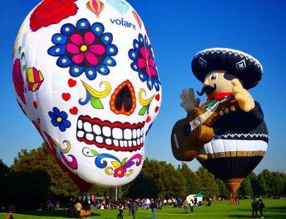 Volar en globo sobre los templos de Teotihuacán - Volare