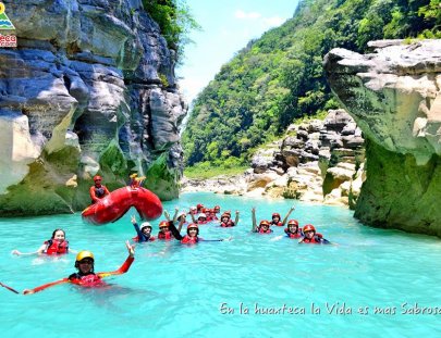 Huaxteca-Rafting en el río Micos clase II