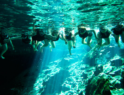 All Tour Native -Rappel, zip y snorkel en una expedición a la Jungla Maya