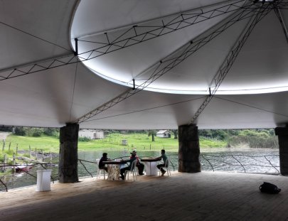Parque Calderas-1 día en un parque ecológico; canopy, rappel, pesca, columpios, caminatas
