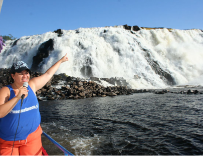 Catamaran Puertorinoco-Pasea en Catamaran por los ríos Orinoco y Caroni