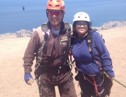 Paragliding sobre el desierto en Palo Buque, Chile - Oasisfly Parapente Chile