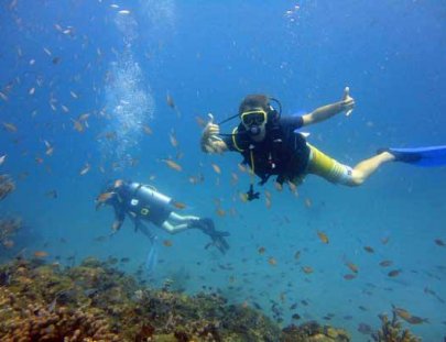 Un curso de buceo incluyendo buceo a mar abierto - Eco Dive