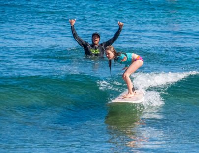 Clases Grupales de Surf con Rincon Surf School - Rincon Surf School